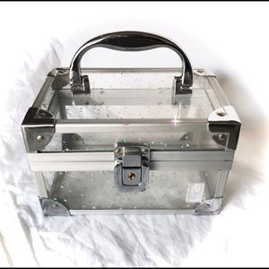 Caboodles 90s Clear Silver Star Sparkle box